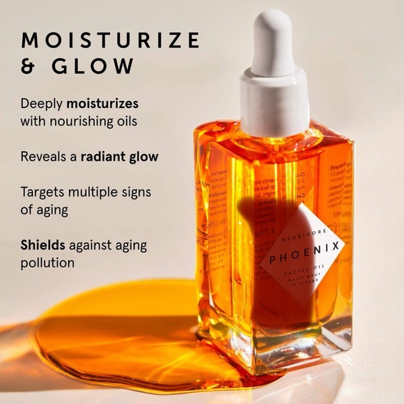 Herbivore Phoenix Rosehip Anti-Aging Face Oil For Dry Skin NIB - Picture 2 of 8
